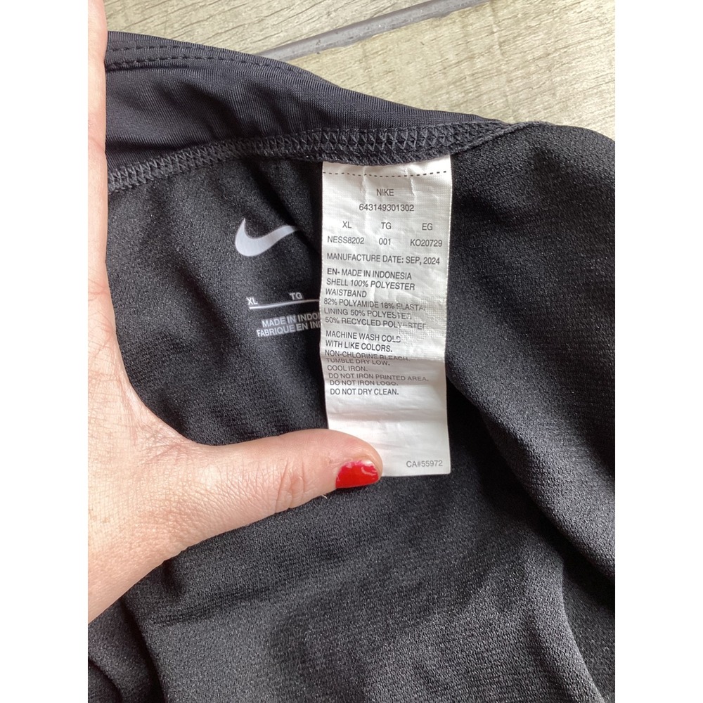 Nike Womens Black Swim Shorts Board Shorts NESS8202 Size XL - Picture 4 of 5